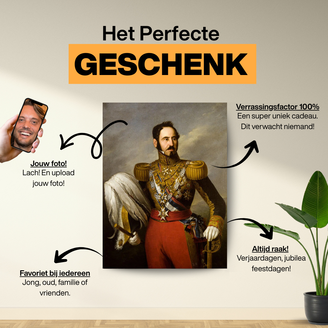 Generaal Baldomero Espartero - Custom Canvas