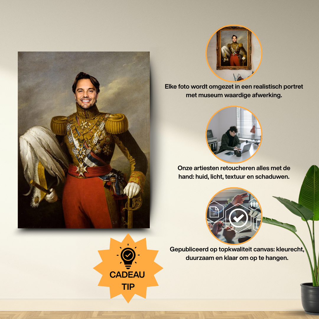 General Baldomero Espartero - Custom Canvas