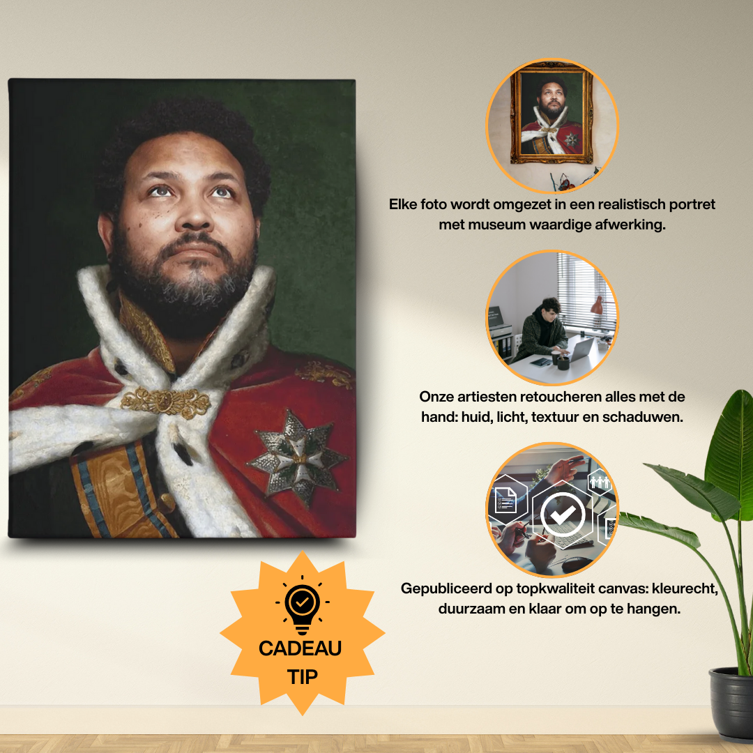 Koning Willem I - Custom Canvas