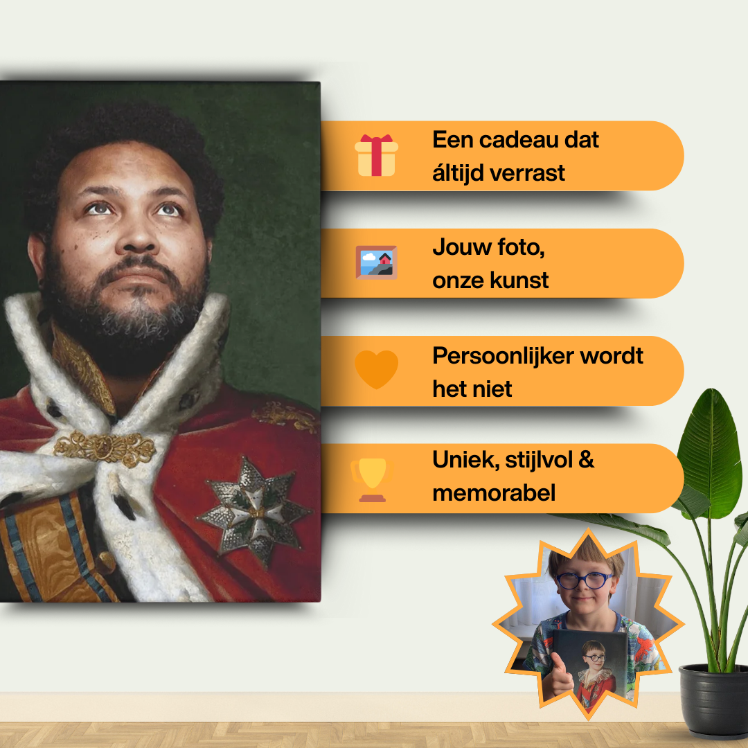 Koning Willem I - Custom Canvas