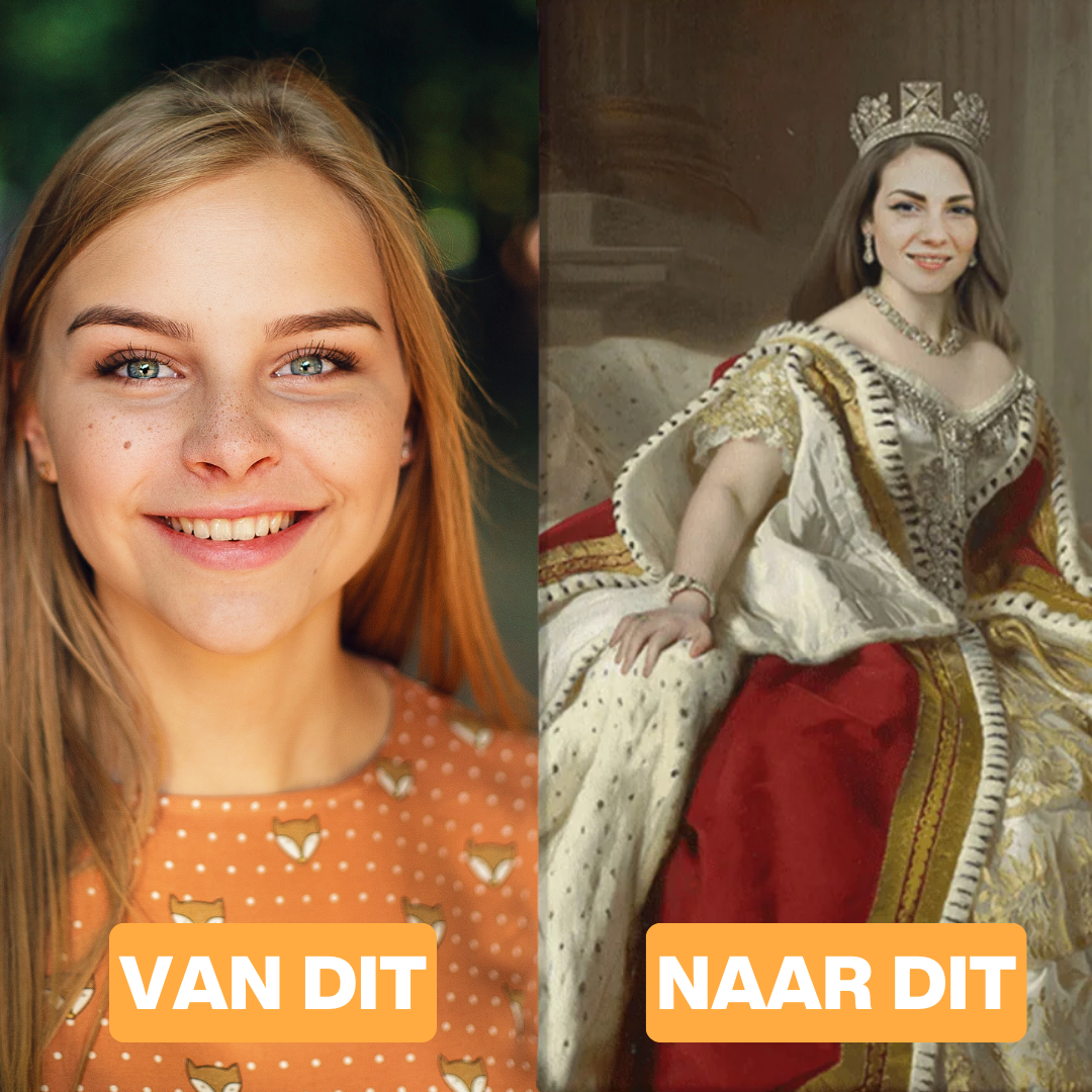 Koningin Victoria (II) - Custom Canvas