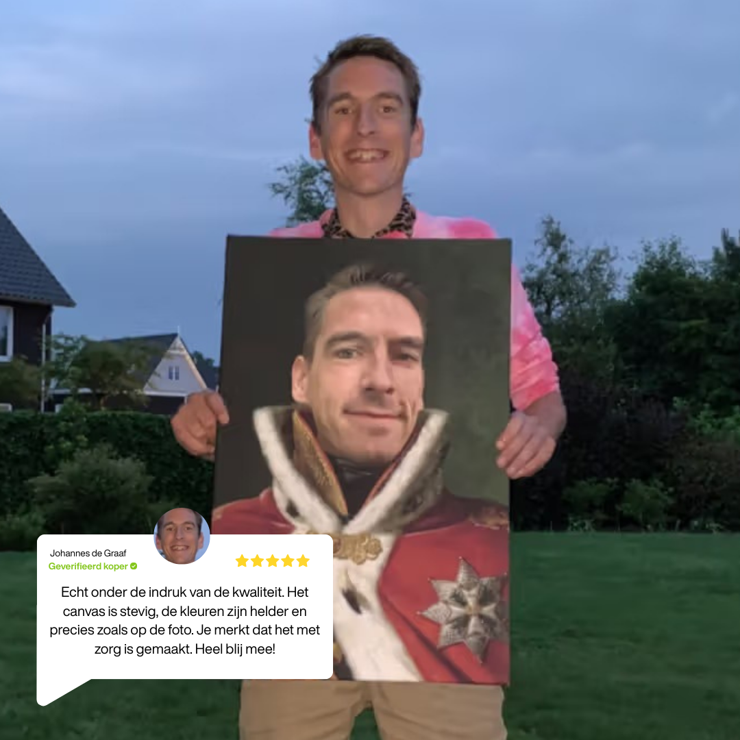 Koning Willem III - Custom Canvas