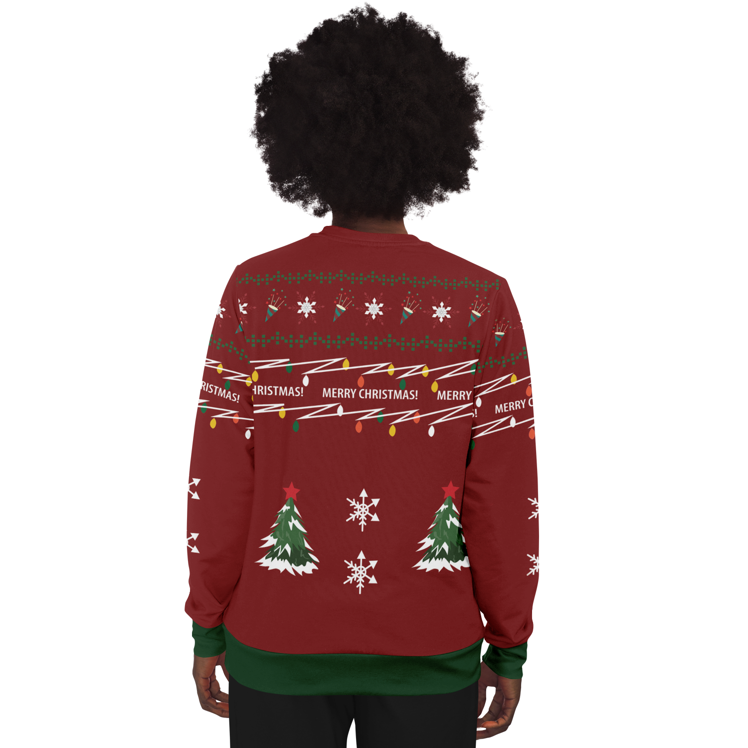 Ugly Christmas Sweater (Red Woman)