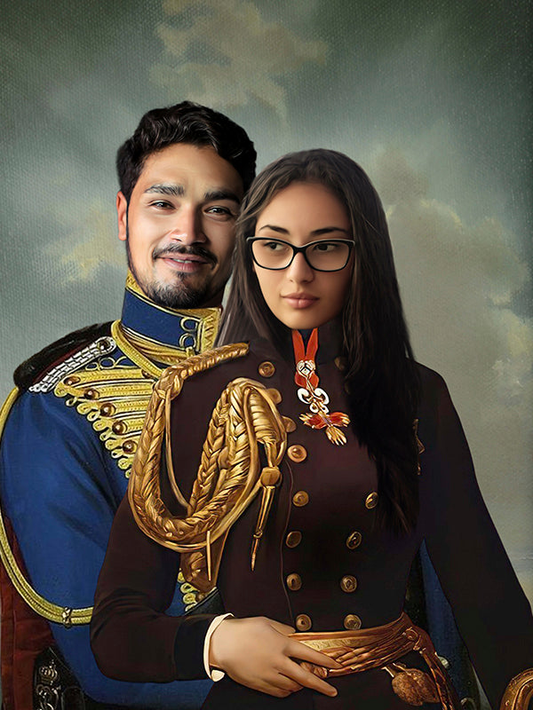 Royal Pareja 3 - lienzo personalizado
