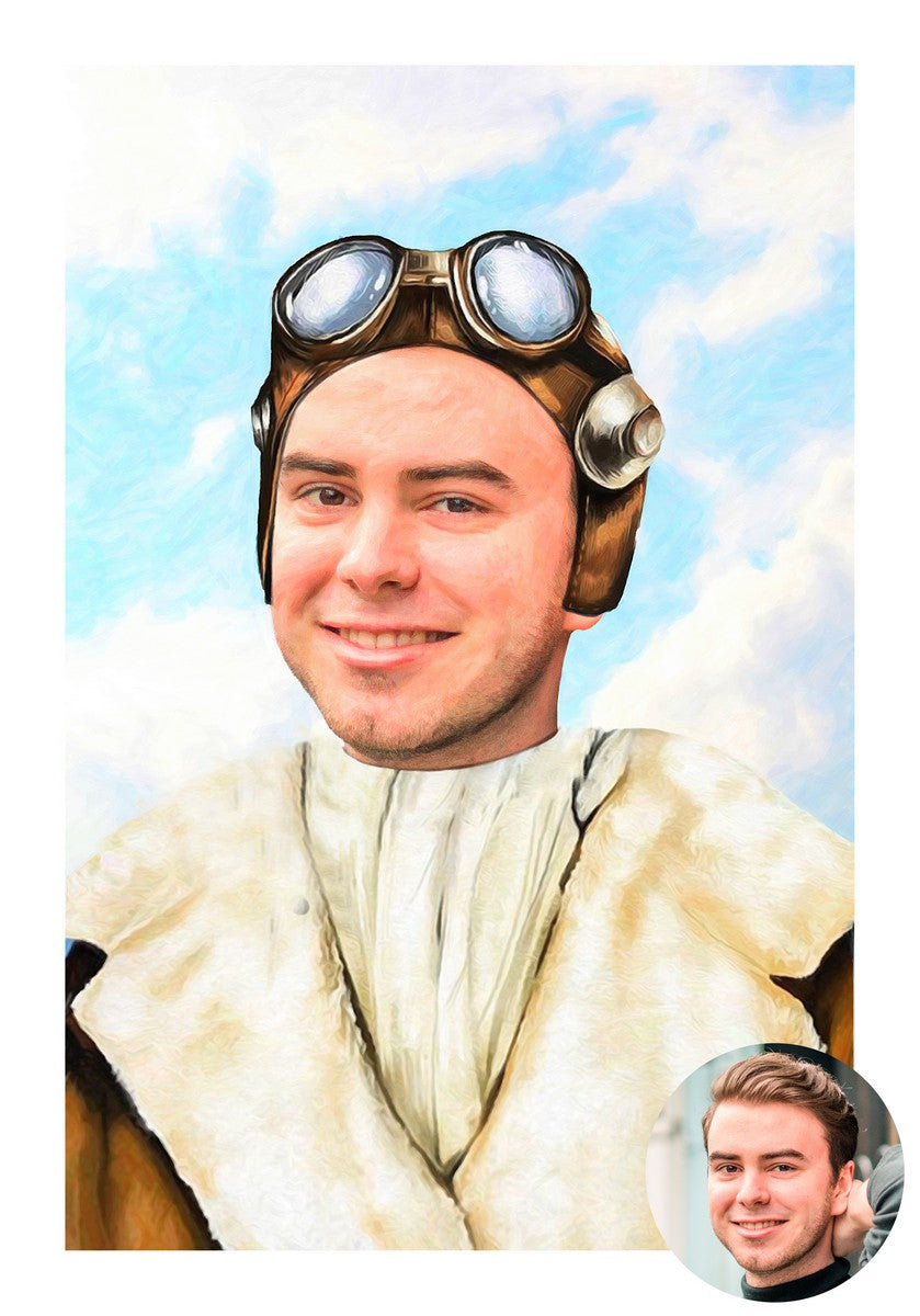 El aviador - póster personalizado