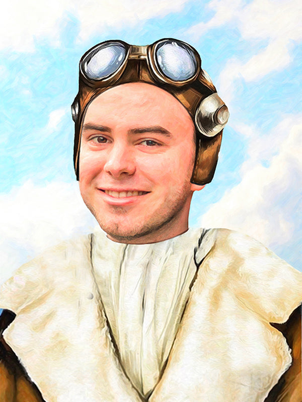 El aviador - póster personalizado