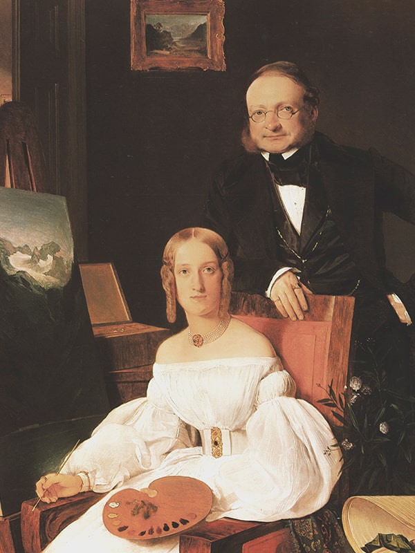 Doble retrato de Franz Eybl - Custom Mok