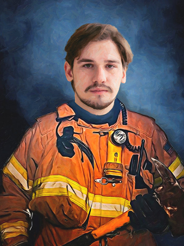 El departamento de bomberos - lienzo personalizado