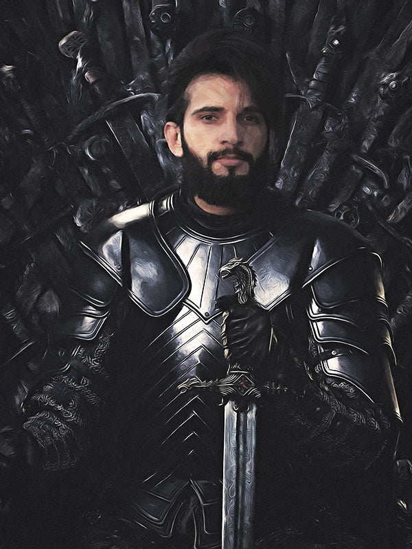 Trono de hierro: cartel personalizado