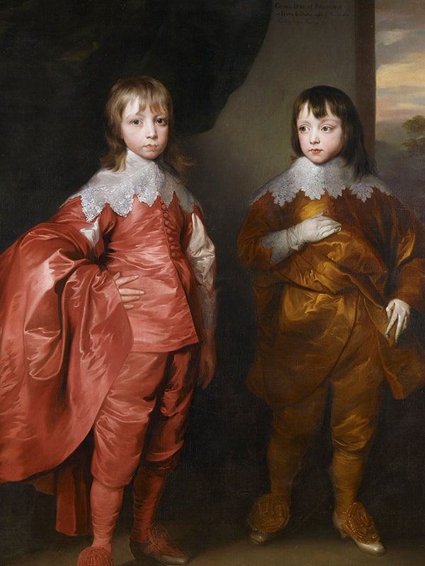 Hertog van Buckingham: George Villiers with Lord Francis Villiers - Custom Poster