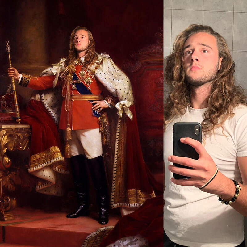 King Edward VII - Custom Canvas