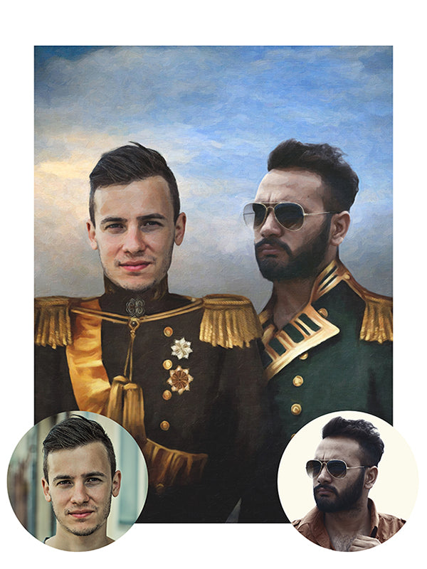 De wapenbroeders - personalizado deken