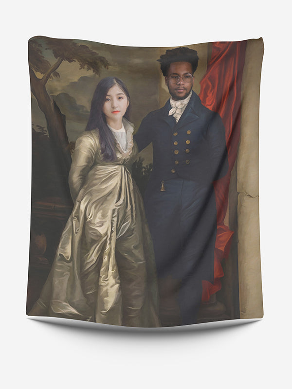 La fecha de la cena - manta personalizada