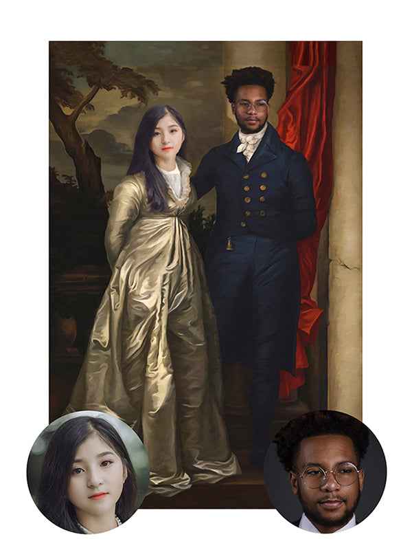 La fecha de la cena - lienzo personalizado