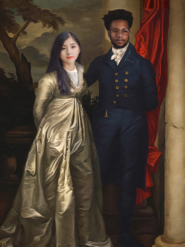 La fecha de la cena - lienzo personalizado