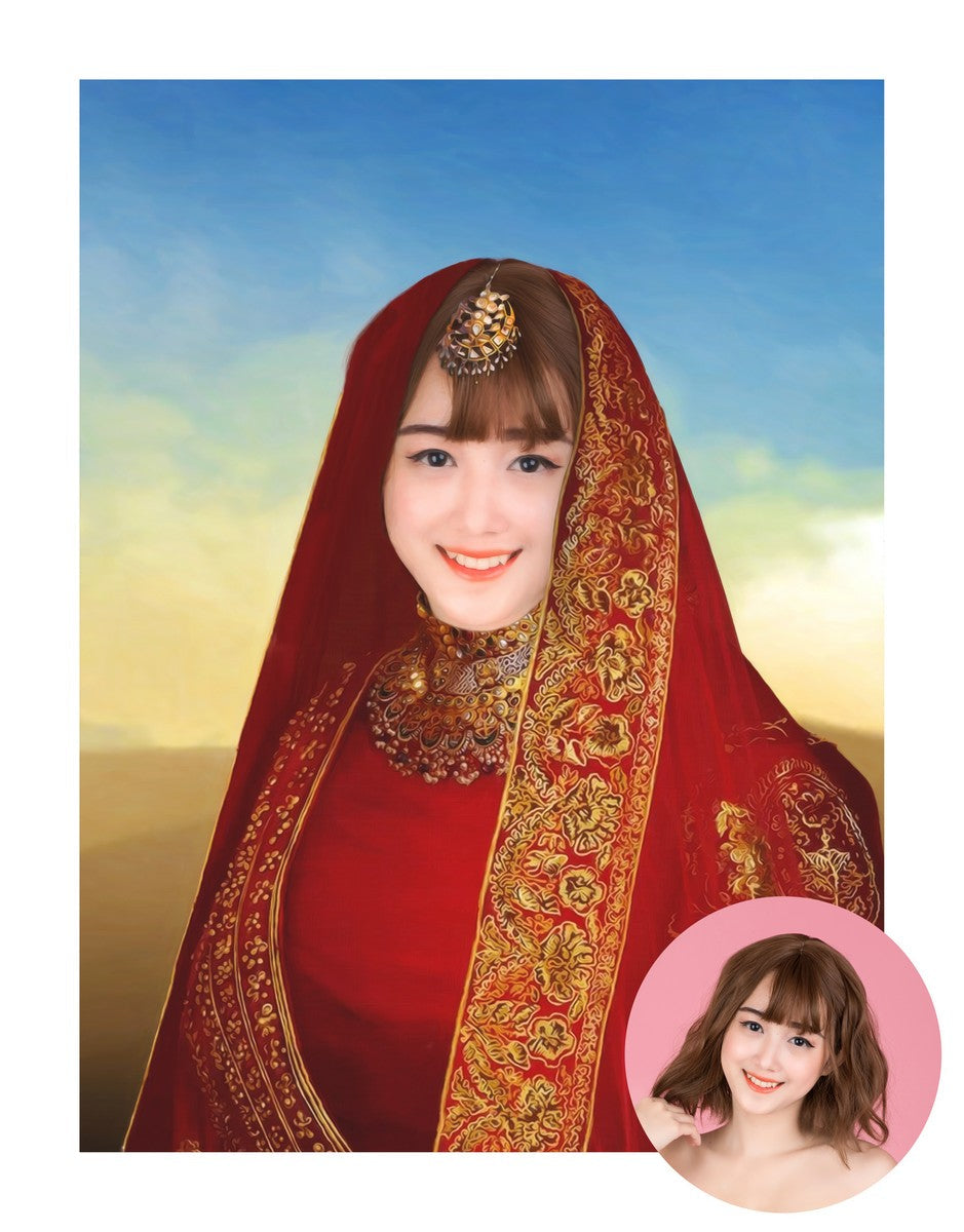 Indian Rani-Custom Cushion