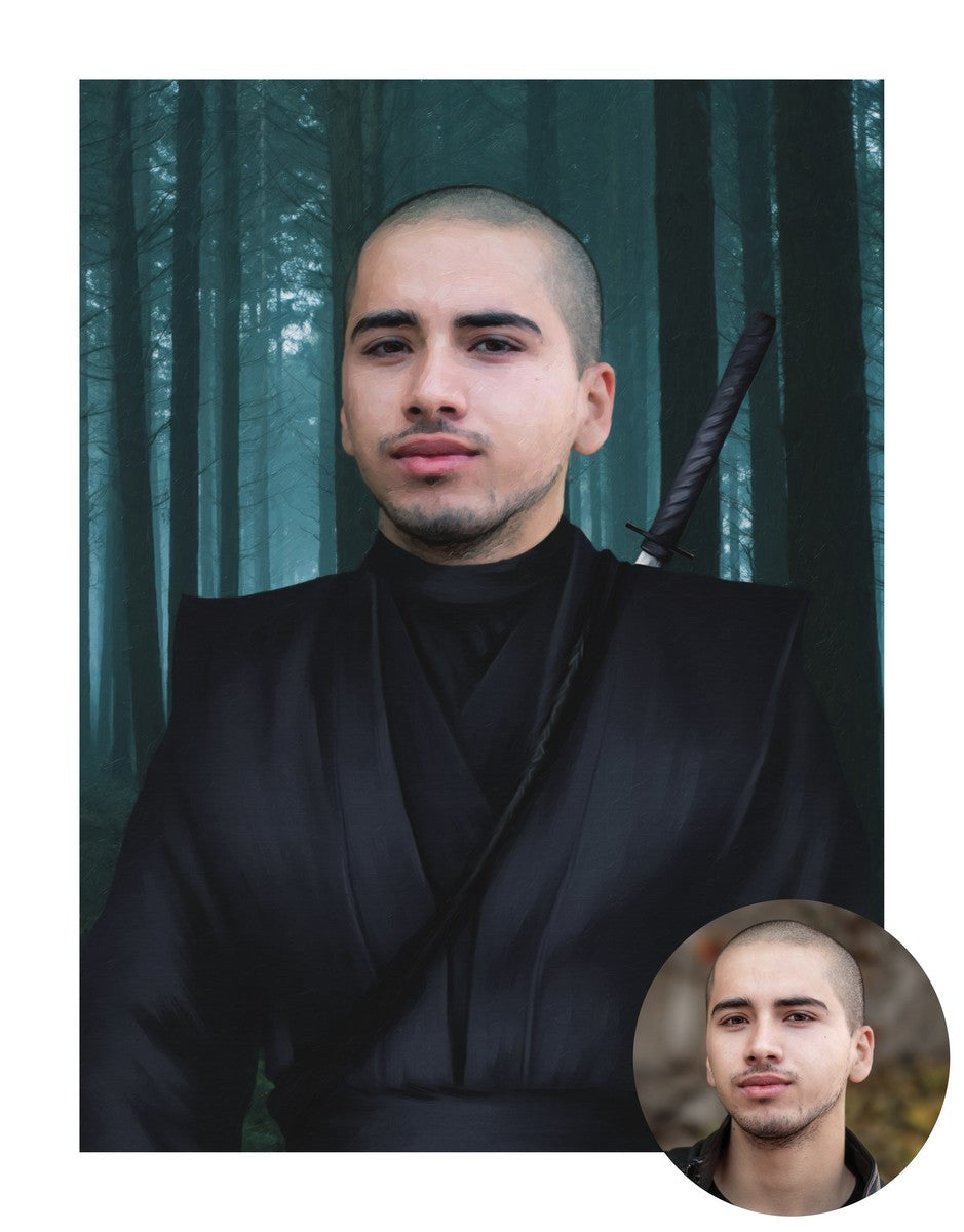 El ninja - besos personalizados