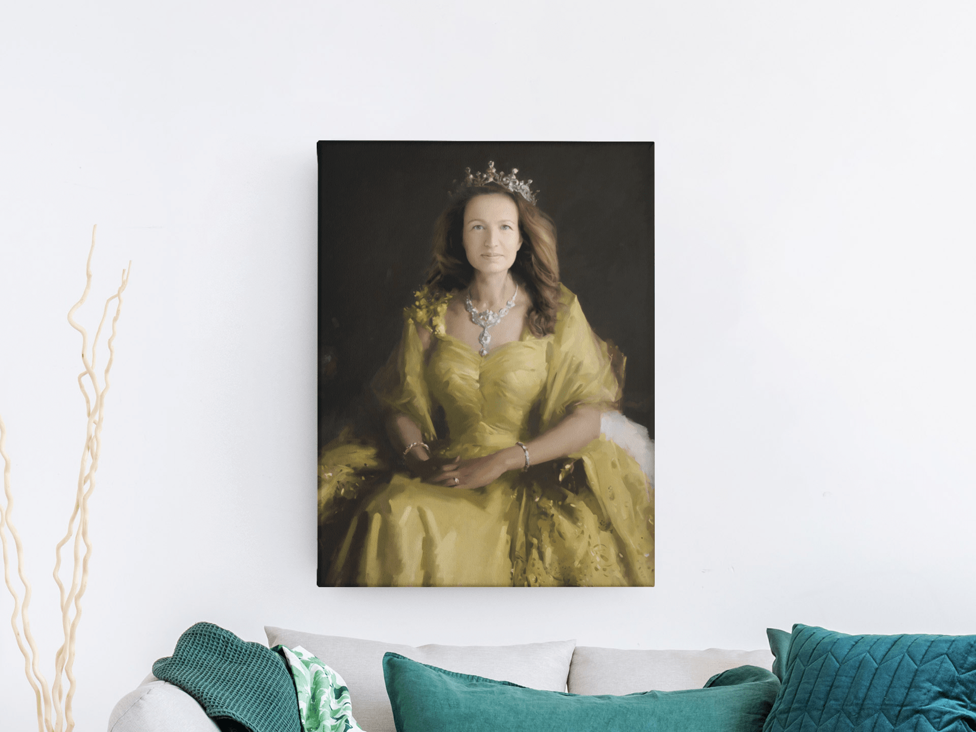 Koningin Elizabeth II (II) - Custom Canvas