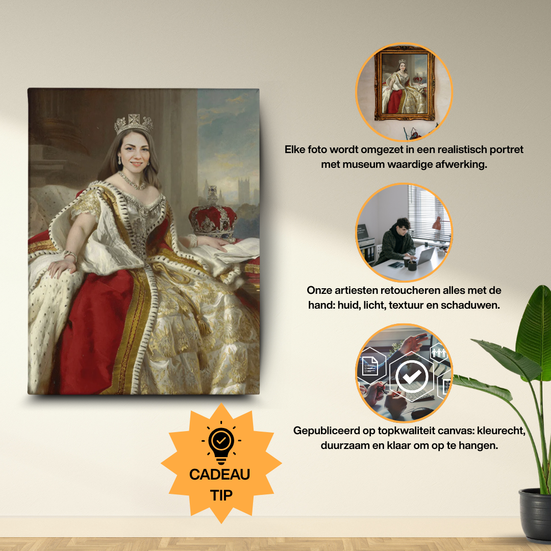 Queen Victoria (II) - Custom Canvas