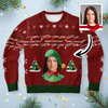 Ugly Christmas sweater eleven (red woman)