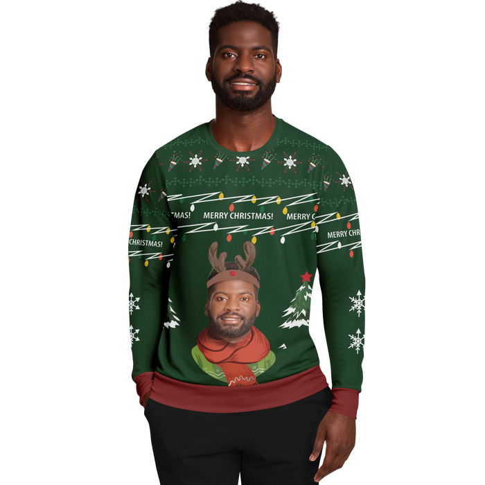 Ugly Christmas Sweater Rendier (Green Man)