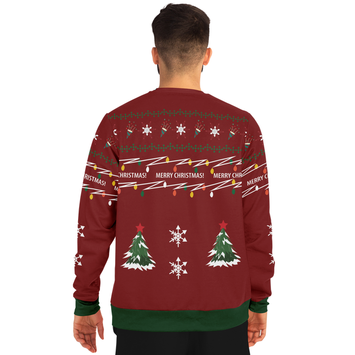 Sweater de Navidad feo Santa Claus (hombre rojo)