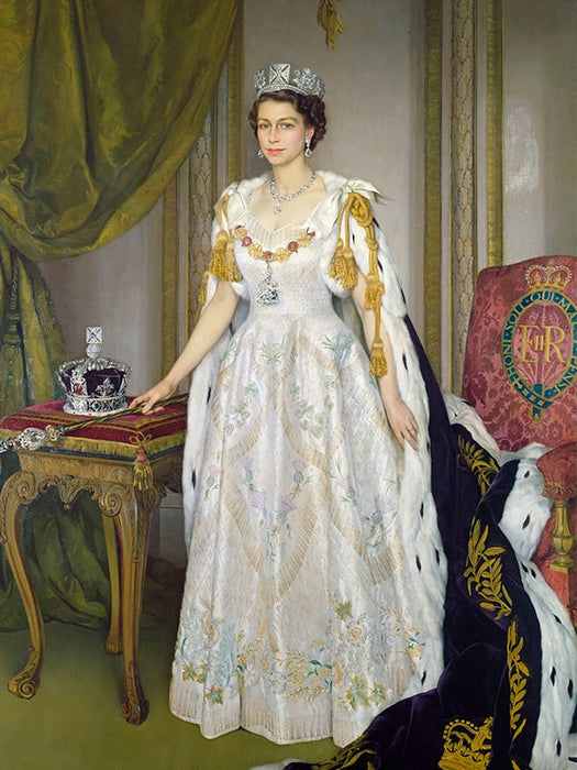 Koningin Elizabeth (VI) - Custom Poster