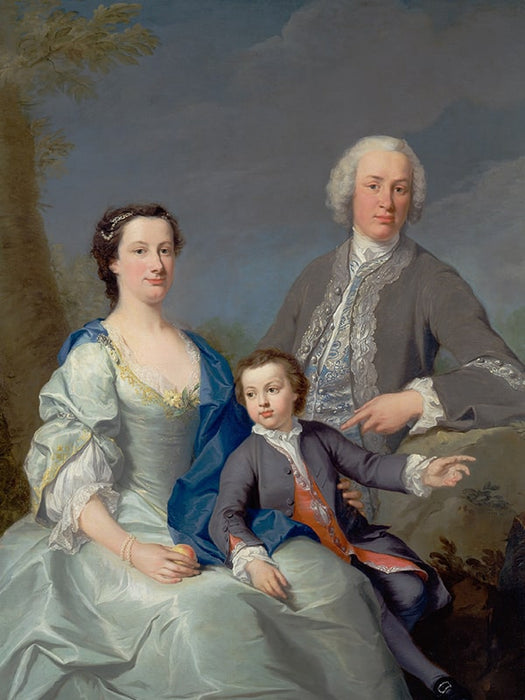 Familienporträt von Andreas Soldi - Custom Canvas