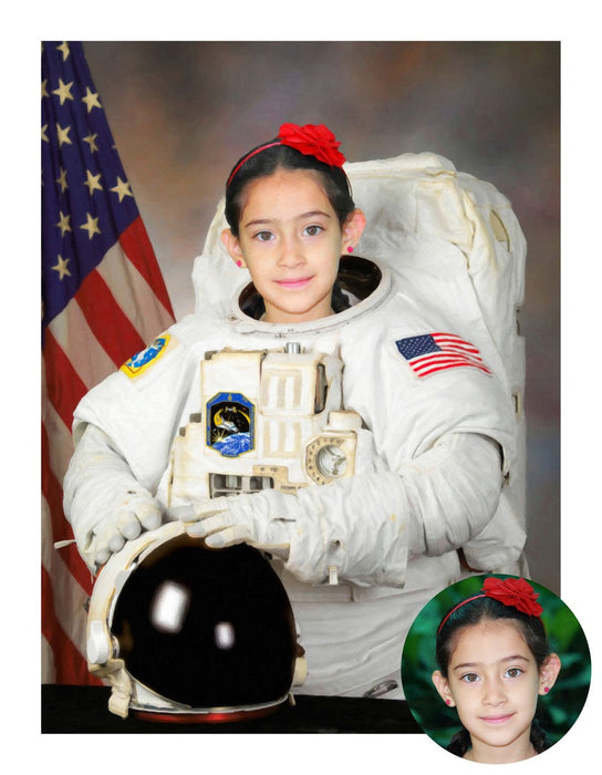 El astronauta 2 - póster personalizado