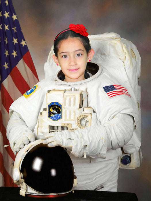 El astronauta 2 - póster personalizado