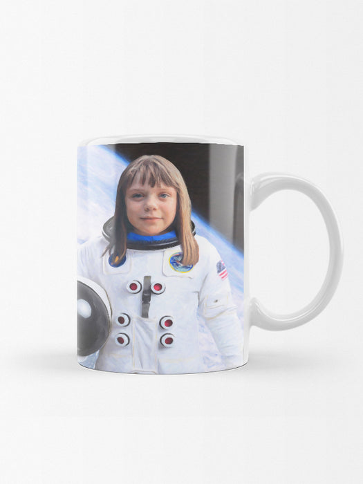 El astronauta - taza personalizada