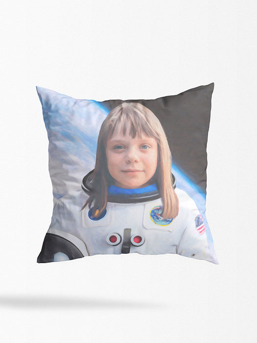 De Astronaut  - Custom Kussen