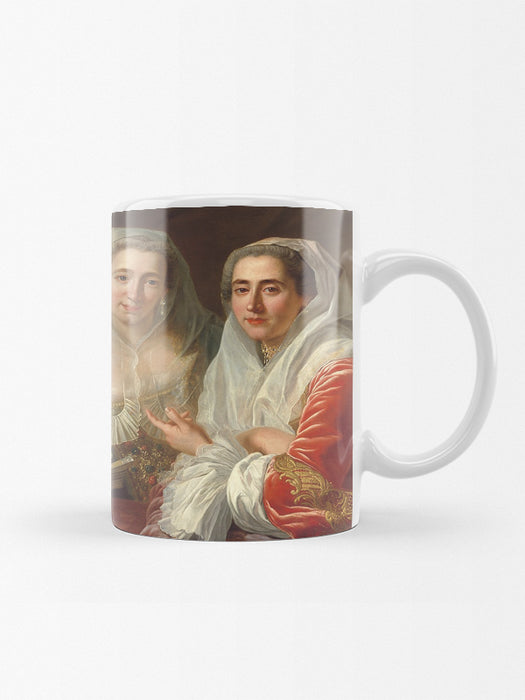The Mirabita Sisters by Antoine de Favray - Custom Mug