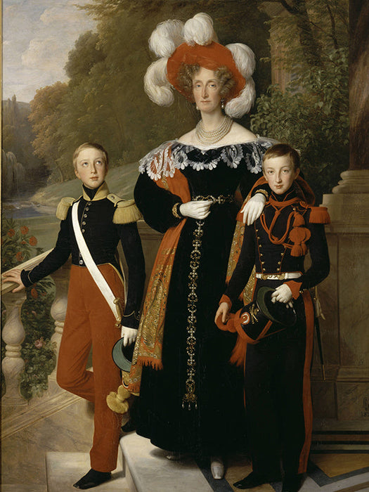 Famille royale de Naples et Sicile - Canvas sur mesure