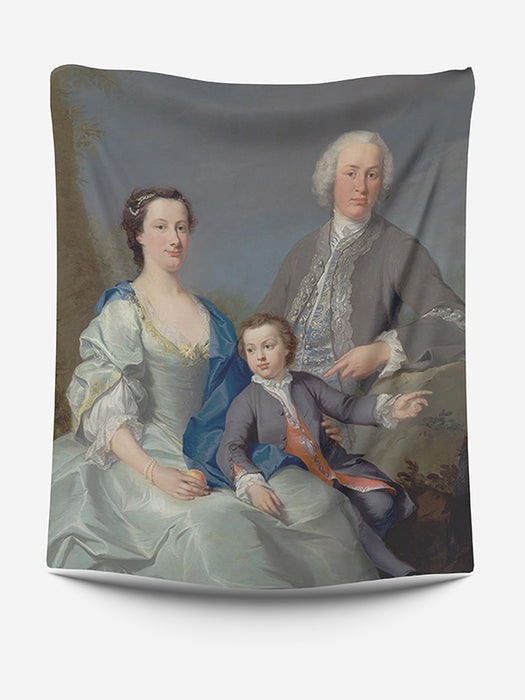 Family portrait by Andreas Soldi - Custom Deken