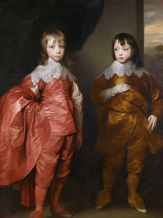 Hertog van Buckingham: George Villiers with Lord Francis Villiers - Custom Canvas