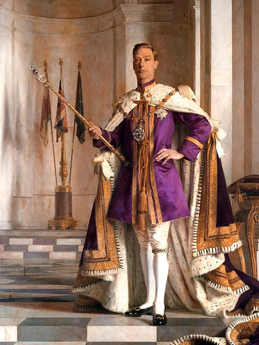 King George VI - Toile personnalisée