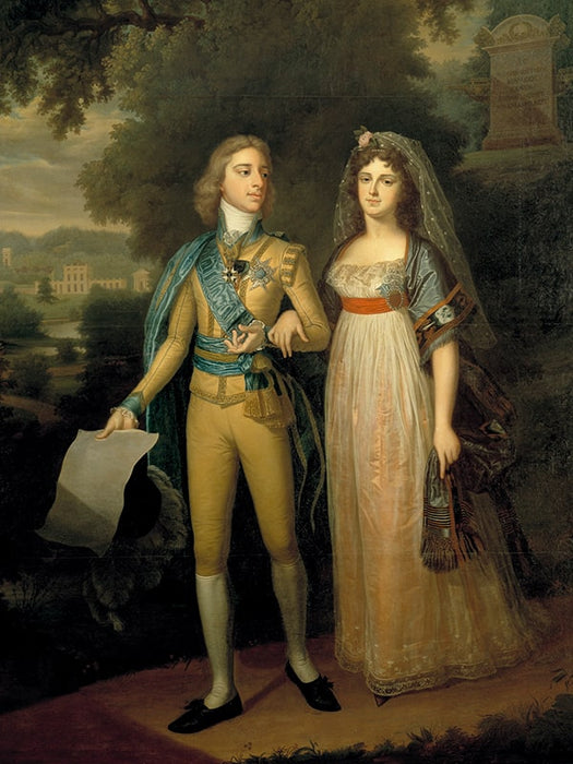Koning Gusta IV van Zweden en Fredrika - Custom Poster
