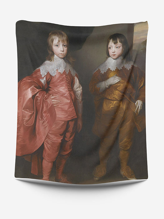 Hertog van Buckingham: George Villiers with Lord Francis Villiers - Custom Deken