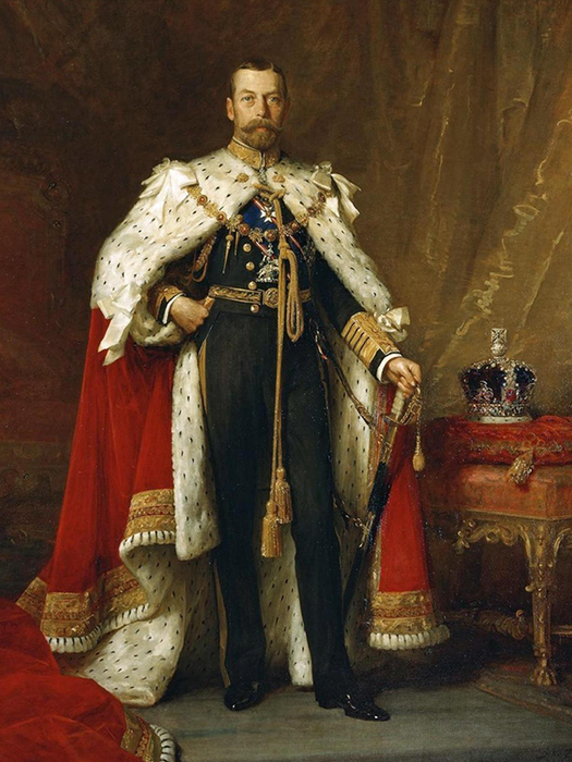 King George V - lienzo personalizado