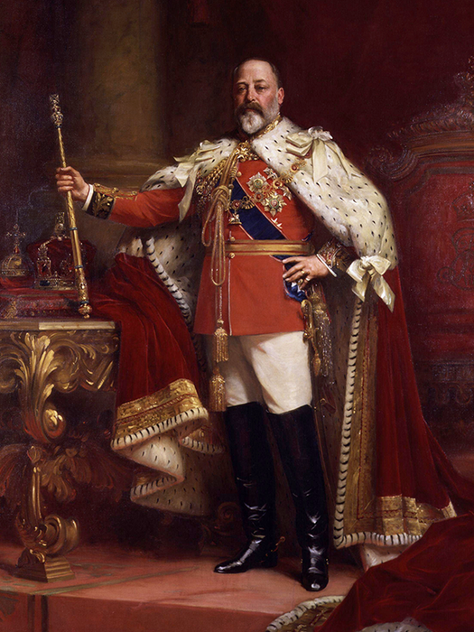 König Edward VII - Sonderanfertigungsküsse