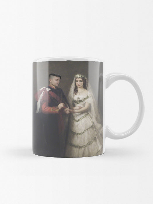 Koning Edward VII en Koningin Alexandra - Custom Mok