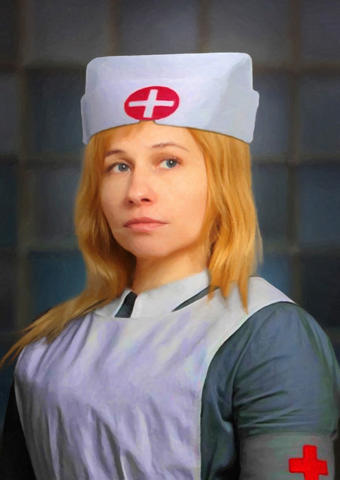 The nurse - Custom Deken