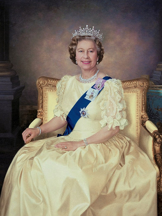 Queen Elizabeth II - lienzo personalizado