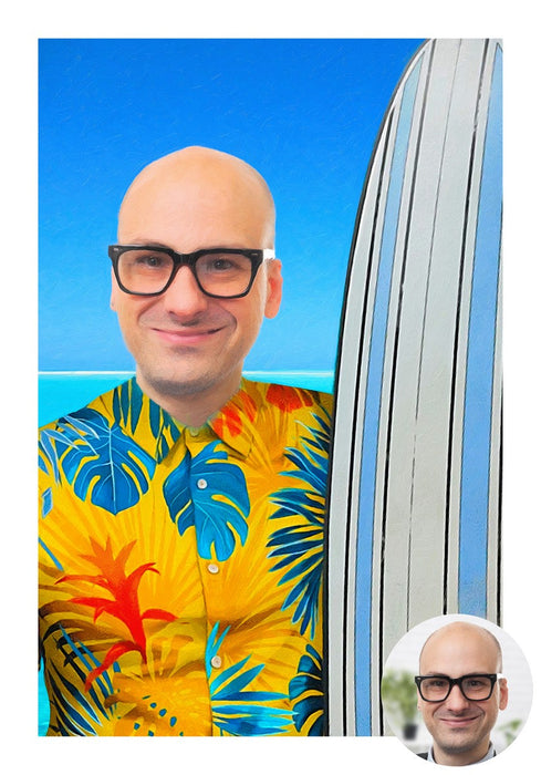 Surfer - Custom Poster