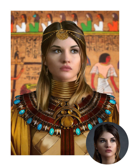 De Nubische Koningin - Custom Kussen