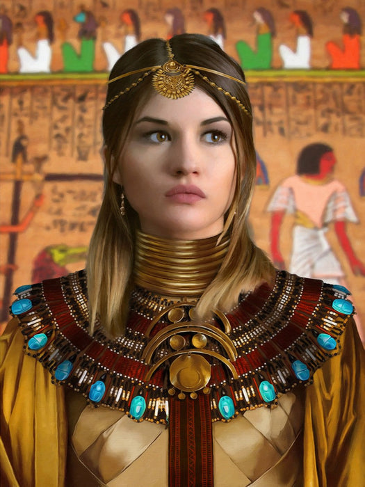 Die nubische Königin - benutzerdefinierte Kissen