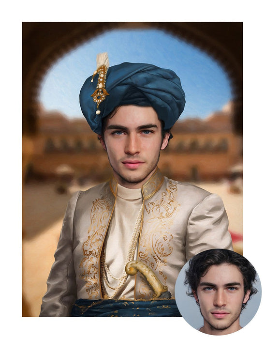 Der persische Prinz - benutzerdefiniertes Kissen