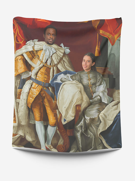 Das königliche Paar - benutzerdefinierte Decke