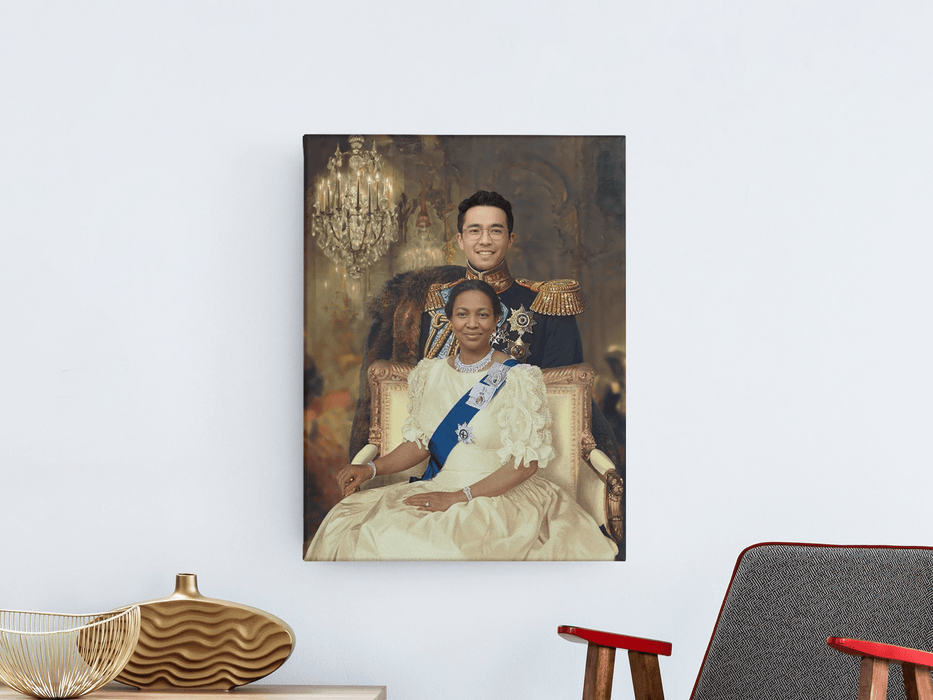 Koning Gilbert & Koningin Eveline - Custom Poster